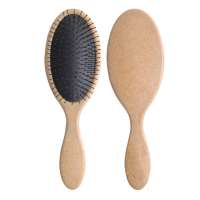 New design 40%PP and 60%Coconut plant fiber wholesale OEM paddle air cushion professional massage hair brush